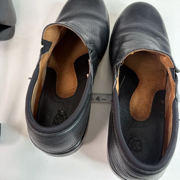 Ariat Women's Size 9.5 B Hera Expert Work Professional Black Leather Clogs - Picture 12 of 12